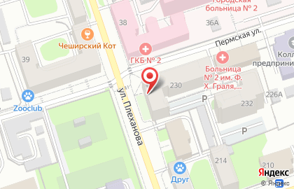 Аварийная служба Пермлифт-то в Дзержинском районе на карте