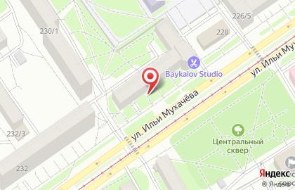 Клуб бокса Гонг в Барнауле на карте