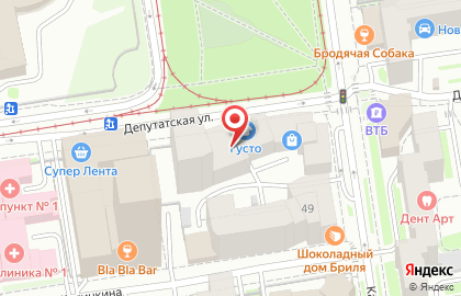 Магазин косметики и парфюмерии Парфюмика на Депутатской улице на карте