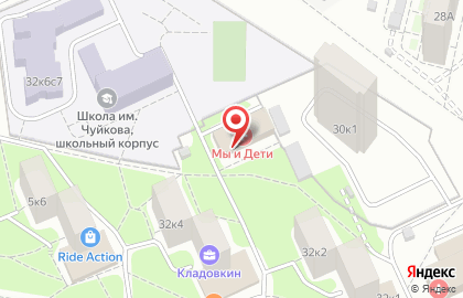 ОДС Жилищник района Кузьминки на Зеленодольской улице, 32 к 5 на карте