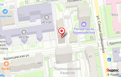 Компания по подбору автомобилей СибАвтоПодбор на Ядринцевской улице на карте