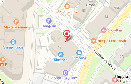Компания ПЭК на Спартаковской улице на карте