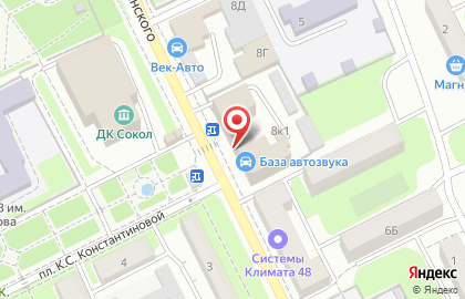 Продуктовый магазин Фрукты есть на улице Ушинского на карте