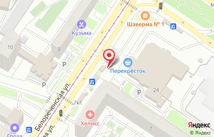 Киоск по продаже печатной продукции Роспечать на Посадской улице на карте