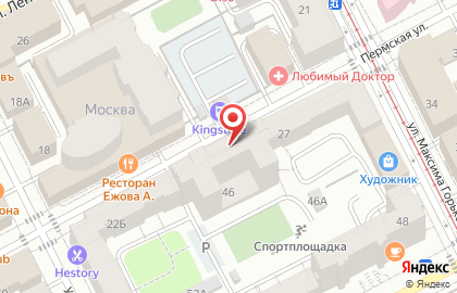 Империя, ИП Колобова О.В. на Пермской улице на карте