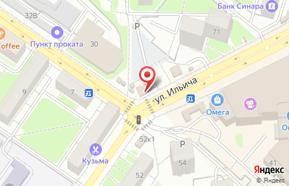 Микрокредитная компания РосДеньги в Орджоникидзевском районе на карте