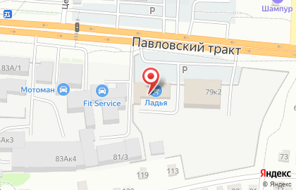 КонтрактЗапчасть, стол заказов на Павловском тракте на карте