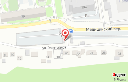 Автостоянка в Красноярске на карте
