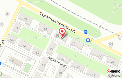 Торговая компания Югспецкомплект на Судостроительной улице на карте
