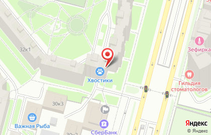 Центр бытовых услуг на Комендантском проспекте на карте