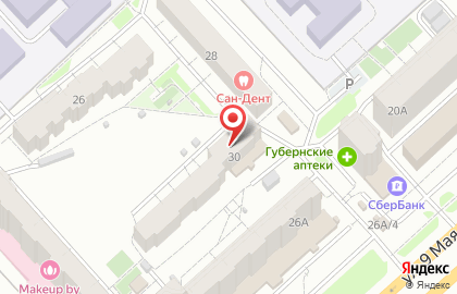 Строительная компания Крска в Советском районе на карте