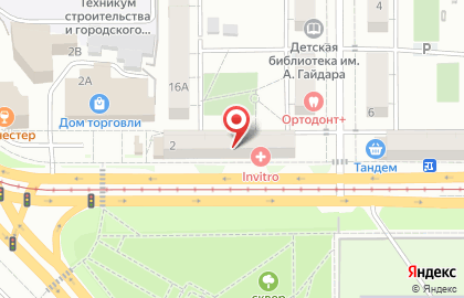 Кондитерская лавка Сласть в Октябрьском районе на карте