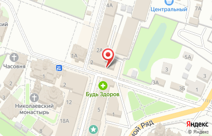 Ювелирный магазин Золото России на Соборной площади на карте