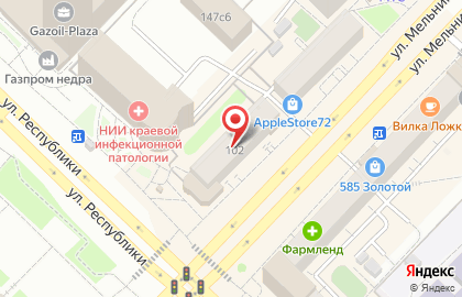Золотой перекресток на карте