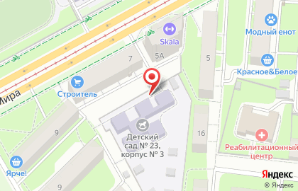 Детский сад №406, ФГУП Гознак на карте