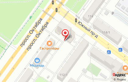 ОАО Банкомат, Уральский банк Сбербанка России на проспекте Октября на карте