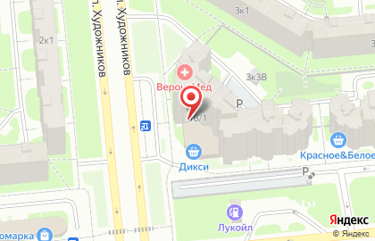 Чешский Двор на Северном проспекте на карте
