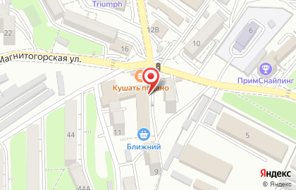 Магазин-бар Пивдом на Магнитогорской улице на карте