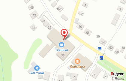 Магазин продуктов и хозяйственных товаров и хозяйственных товаров на улице Ленина на карте