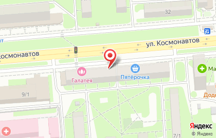 Сбербанк России на улице Космонавтов, 9 на карте