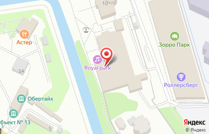 Мультиформатный зал Royal Park на карте