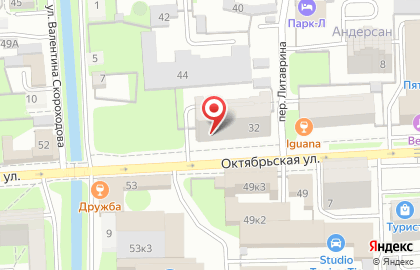 Комильфо на Октябрьской улице на карте