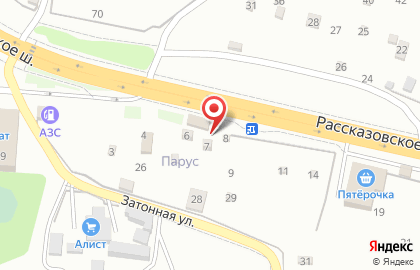 Продуктовый магазин на Рассказовской, 17в на карте