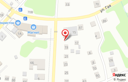 Супермаркет Пятёрочка на улице Чапаева на карте