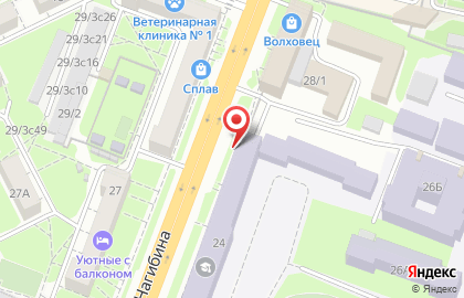 Компания TSV. Branding agency на проспекте Михаила Нагибина на карте