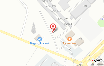 Автостоянка в Красноярске на карте