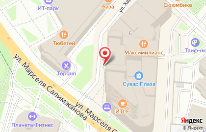 Супермаркет Перекресток на Спартаковской улице на карте