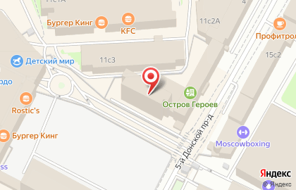 Аренда офиса в Москве "Гарус-Недвижимость" на карте