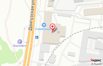 Магазин строительно-отделочных материалов Стройландия в Ленинском районе на карте