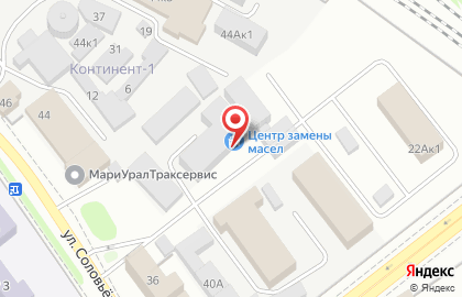 Магазин автотоваров АвтоЛюкс на улице Соловьёва на карте