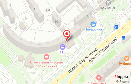 Телекоммуникационная компания ТТК в Ростове-на-Дону на карте