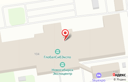 Коворкинг-центр Новосибирск Экспоцентр на карте