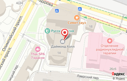 Адвокатский кабинет Яны Александровны Симоновой на карте