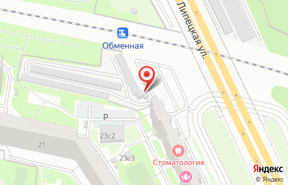 Автостоянка Мгса на Липецкой улице на карте