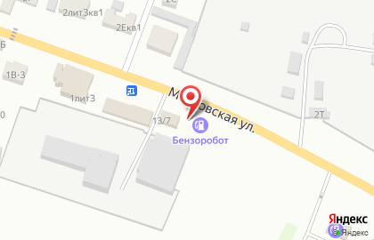 Бензоробот на Московской улице на карте