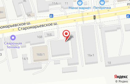 СПК на Старомарьевском шоссе на карте