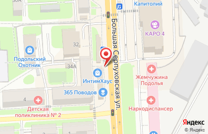 Магазин продуктов в Москве на карте
