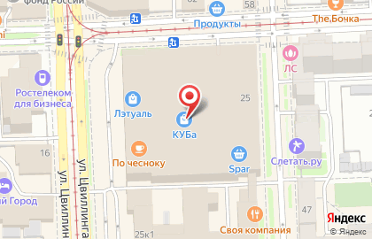 Московский ювелирный завод на улице Цвиллинга на карте