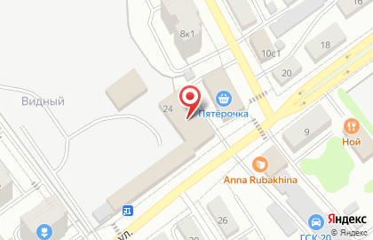 Автостоянка на Институтской на карте