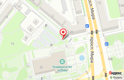 Белые ночи на улице Мира на карте