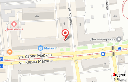 Фирменный салон Стекландия на улице Карла Маркса на карте