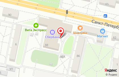 Компания Мир Натяжных потолков на Санкт-Петербургском шоссе на карте