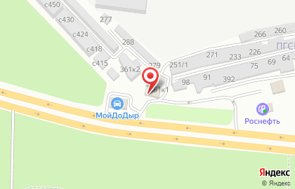 Шиномонтажная мастерская на улице Лермонтова на карте