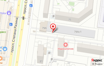 Мастерская по чистке подушек в Автозаводском районе на карте