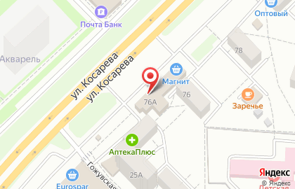 Корпорация Центр на улице Косарева на карте