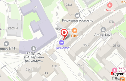 LikeHome Hostel на карте